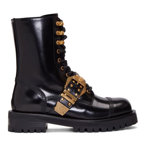 versace 2015 gogo boots|versace combat boots.